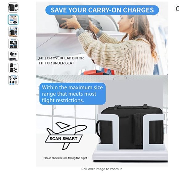 Travel Backpack Laptop Expandable Flight Carry on Waterproof 17inch Laptop Bag main image 6